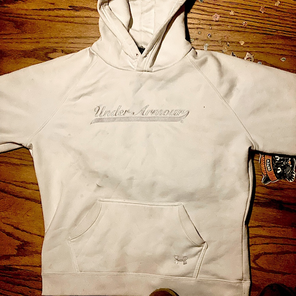 Under Armour White Hoodie